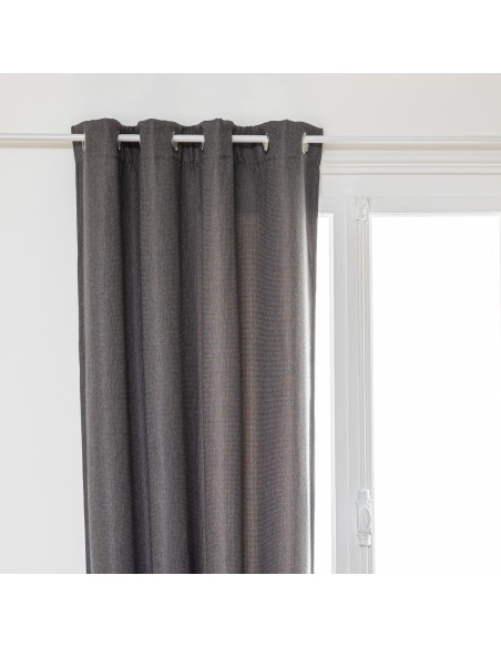 Rideau occultant "Malo", gris foncé, 140x260 cm