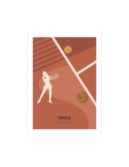 Tennis - Affiche 30x40cm