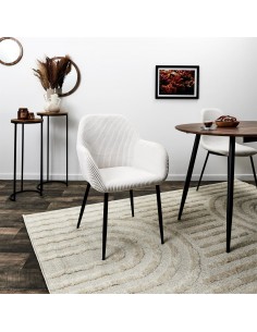 SCOTT - Fauteuil en velours... 2