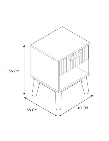 KARA - Chevet 1 tiroir