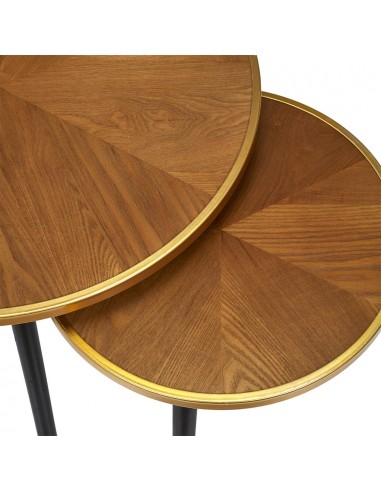 FELIX - Duo de tables gigognes en bois
