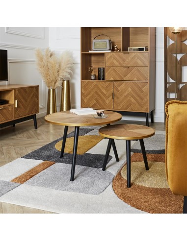 FELIX - Duo de tables gigognes en bois