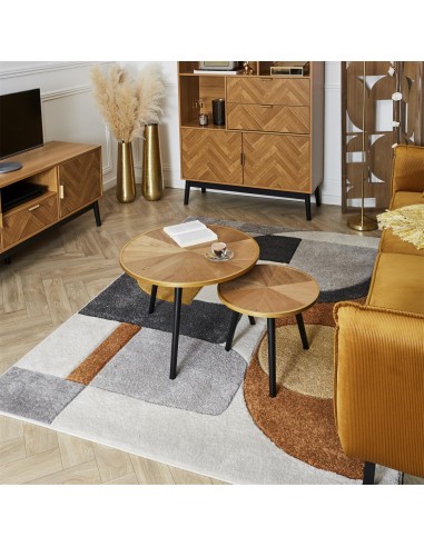 FELIX - Duo de tables gigognes en bois