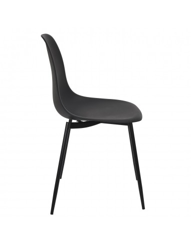 GUSTAVE - Chaise noire scandinave...