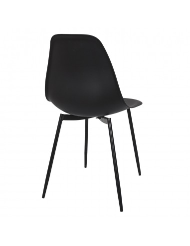 GUSTAVE - Chaise noire scandinave...