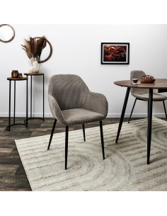 SCOTT - Fauteuil en velours... 2