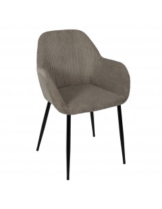 SCOTT - Fauteuil en velours...