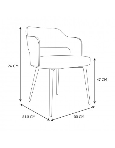 LOKI - Fauteuil design bouclette