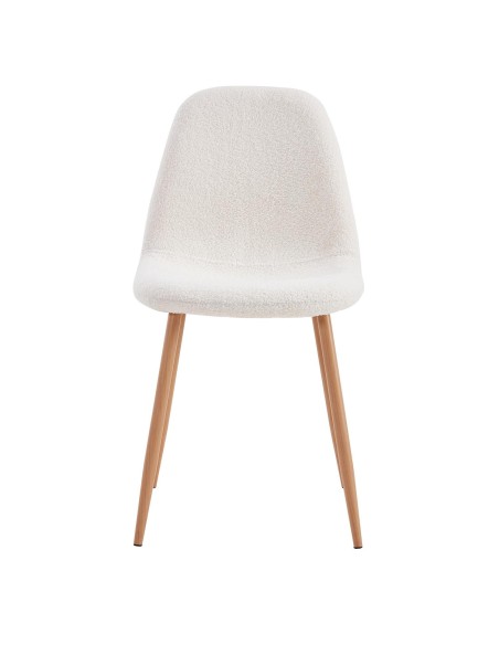 FREYA - Chaise scandinave bouclette