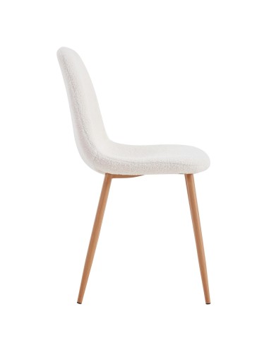 FREYA - Chaise scandinave bouclette