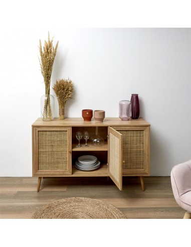 BAIA - Buffet 3 portes en bois et...