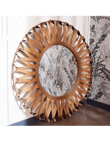 EVE - Miroir en bambou - D.93 cm