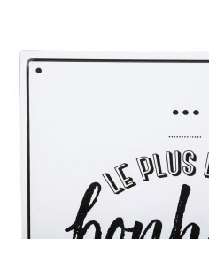 BONHEUR - Plaque en métal... 2