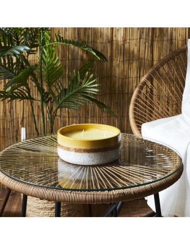 CITRON - Bougie parfumée céramique à...