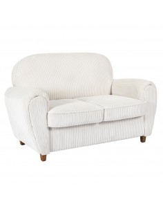 SCOTT - Canapé club côtelé...