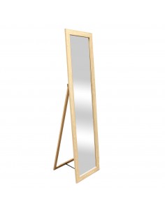 JOHN - Miroir en bois sur...