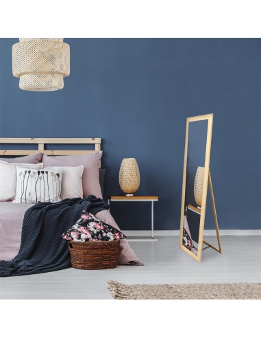 JOHN - Miroir en bois sur pied 39X150CM