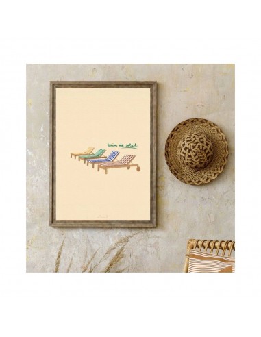 BAIN DE SOLEIL - Affiche 30X40 cm