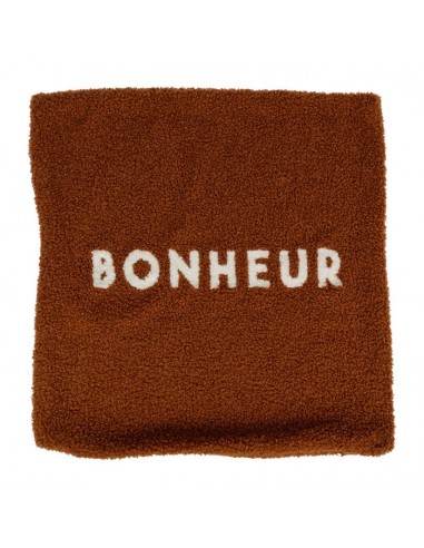 BONHEUR - Housse de coussin à...