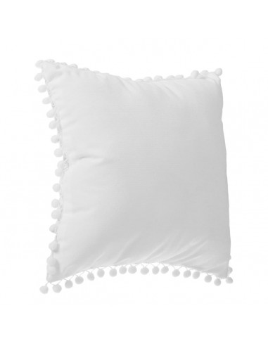 POMPONS - Housse de coussin carré -...