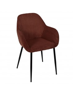 SCOTT - Fauteuil en velours...