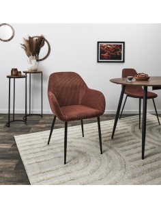 SCOTT - Fauteuil en velours... 2