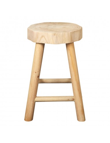 NATURAL - Haut tabouret en bois
