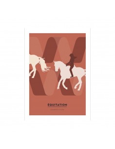 Equitation - Affiche 30x40cm