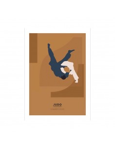 Judo  - Affiche 30x40cm