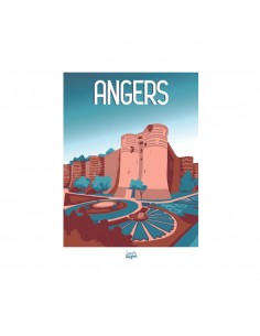 ANGERS - Affiche 30x40cm