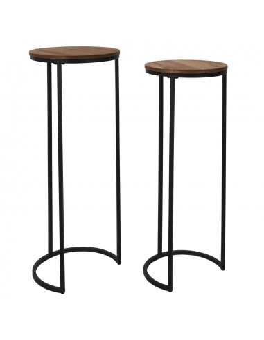 COCOONING - Sellette gigogne X2 acacia