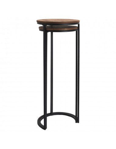 COCOONING - Sellette gigogne X2 acacia