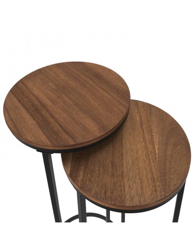 COCOONING - Sellette gigogne X2 acacia