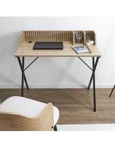 KARA - Bureau en bois et métal 2