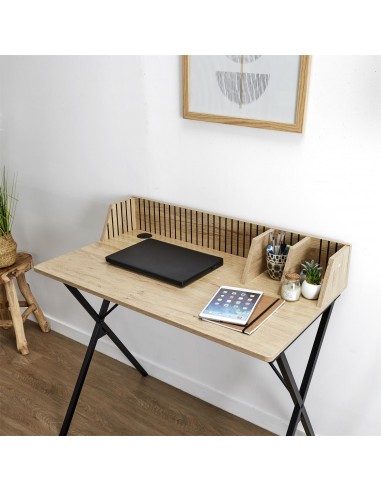 KARA - Bureau en bois et métal