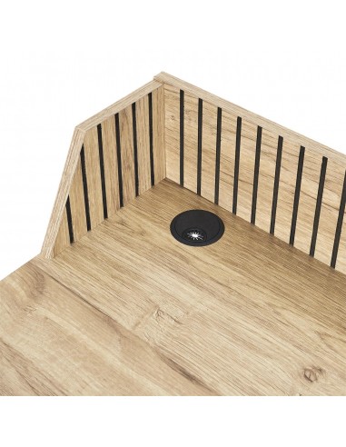 KARA - Bureau en bois et métal