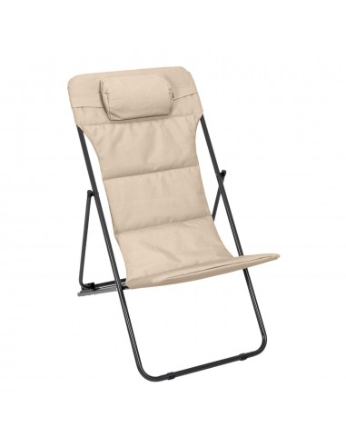 CORFOU - Transat pliable beige