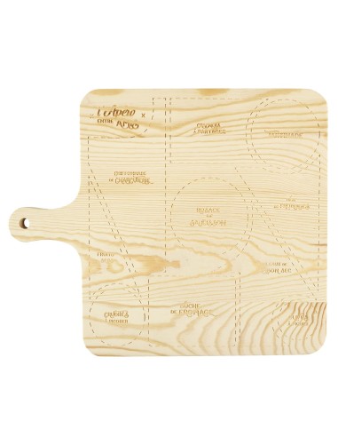 BISTROT - Planche en bois de présentation design