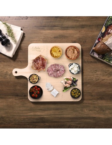 BISTROT - Planche en bois de présentation design