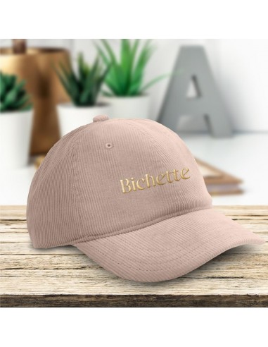 Casquette en velours Bichette