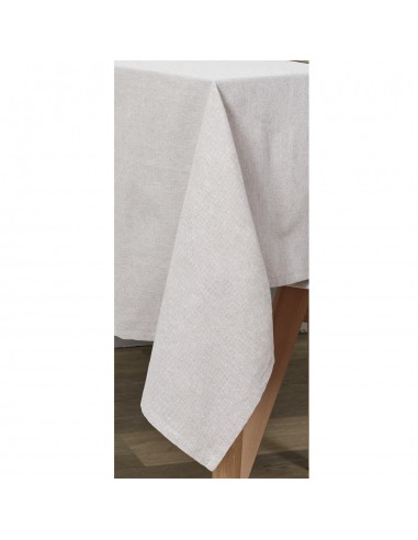 NATURAL - Nappe en coton beige 140x250cm