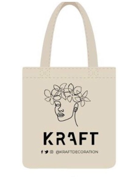 Tote bag en coton bio KRAFT