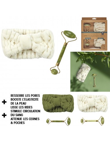 Coffret masseur pierre de jade et...