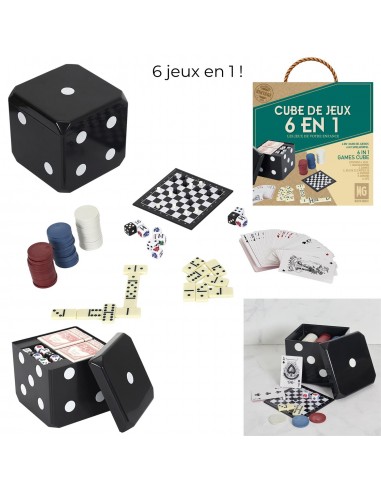 Cube de jeux 6 en 1