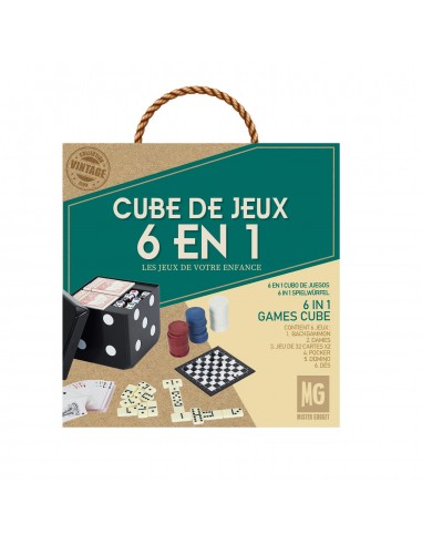 Cube de jeux 6 en 1