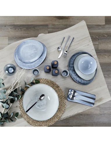 AU GRES DU TEMPS - Assiette plate...