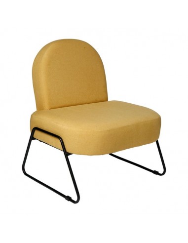 AUGUSTE - Fauteuil design ocre