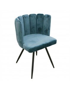 ARIELLE - Chaise en velours...