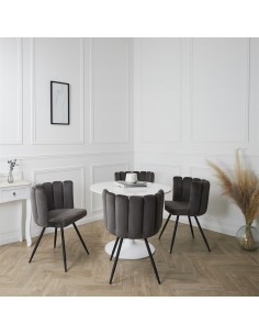 ARIELLE - Chaise en velours... 2