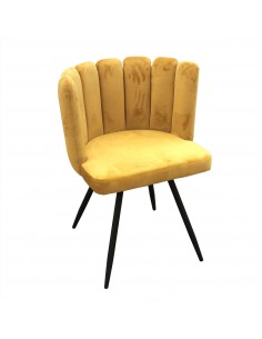 ARIELLE - Chaise en velours...